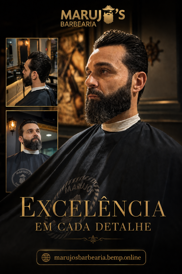 Artes e posts · Marujos Barbearia — barbearia em Meia Praia, Itapema - SC