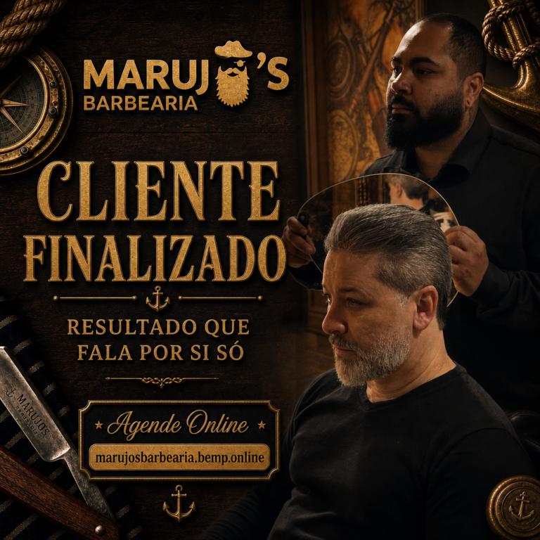 Artes e posts · Marujos Barbearia — barbearia em Meia Praia, Itapema - SC