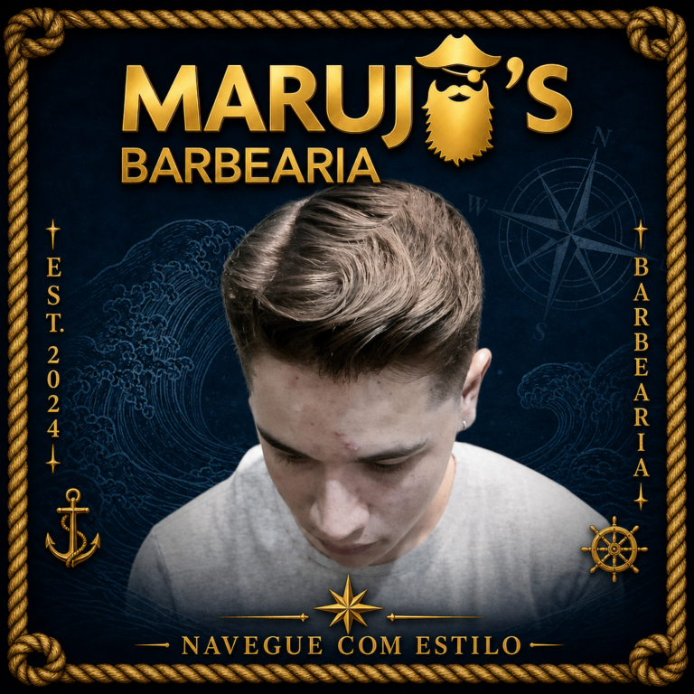 Artes e posts · Marujos Barbearia — barbearia em Meia Praia, Itapema - SC